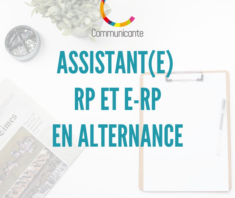 #JOB : Assistant(e) RP et E-RP en alternance